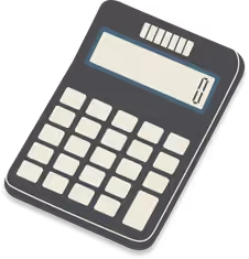 Calculadora que representa los servicios de contabilidad y organización financiera de Numbers and Balance